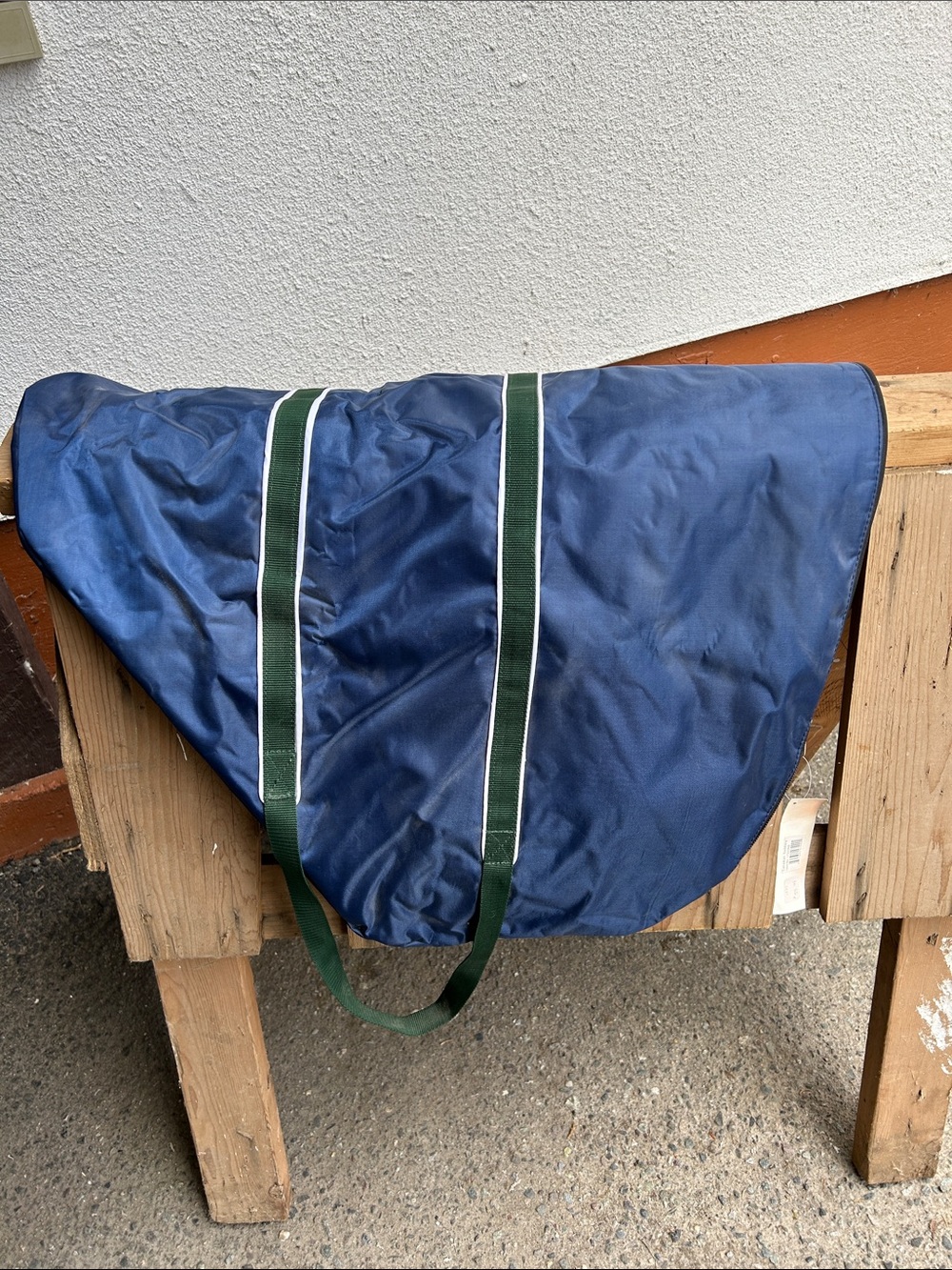 English saddle carrying bag